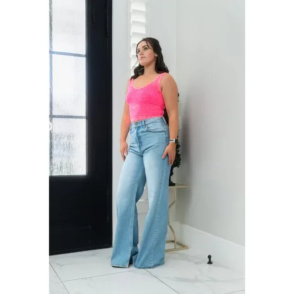High Rise Nineties Flare KanCan